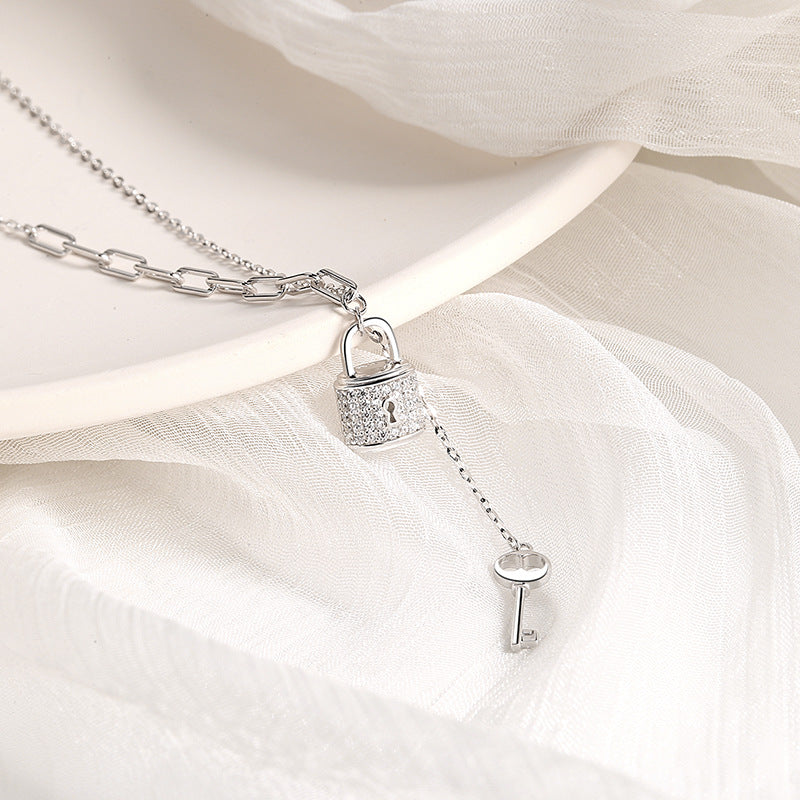 Lover’s Lock Sterling Silver Necklace