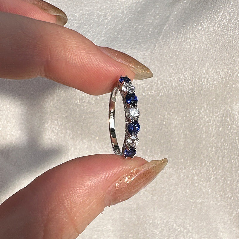 crowning Moissanite Ring