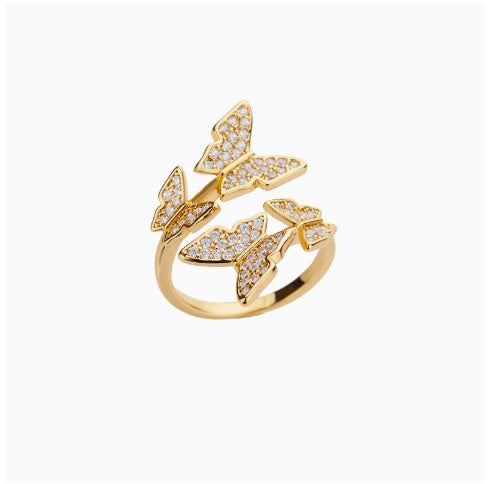 Butterfly Blooming Aura Ring