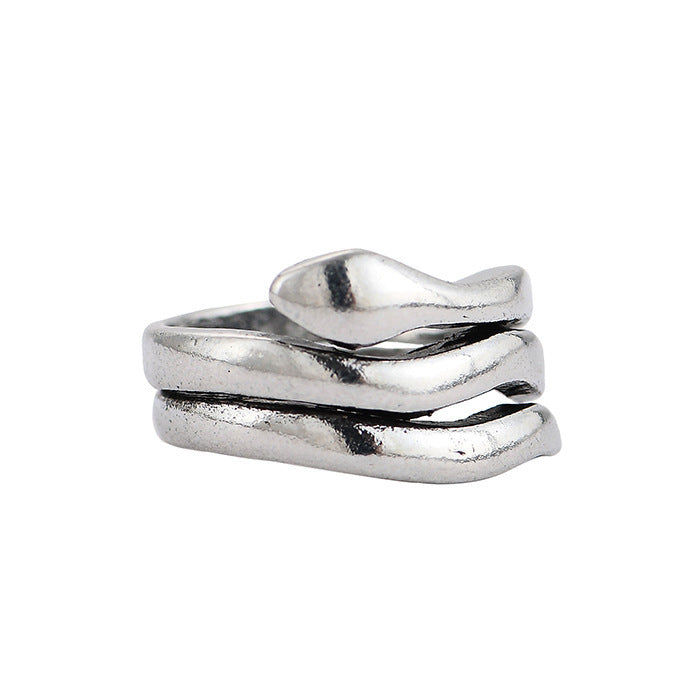 Sleek Serpent Ring