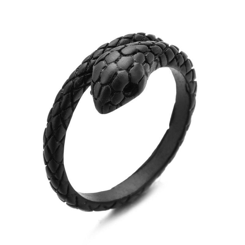 Sleek Serpent Ring