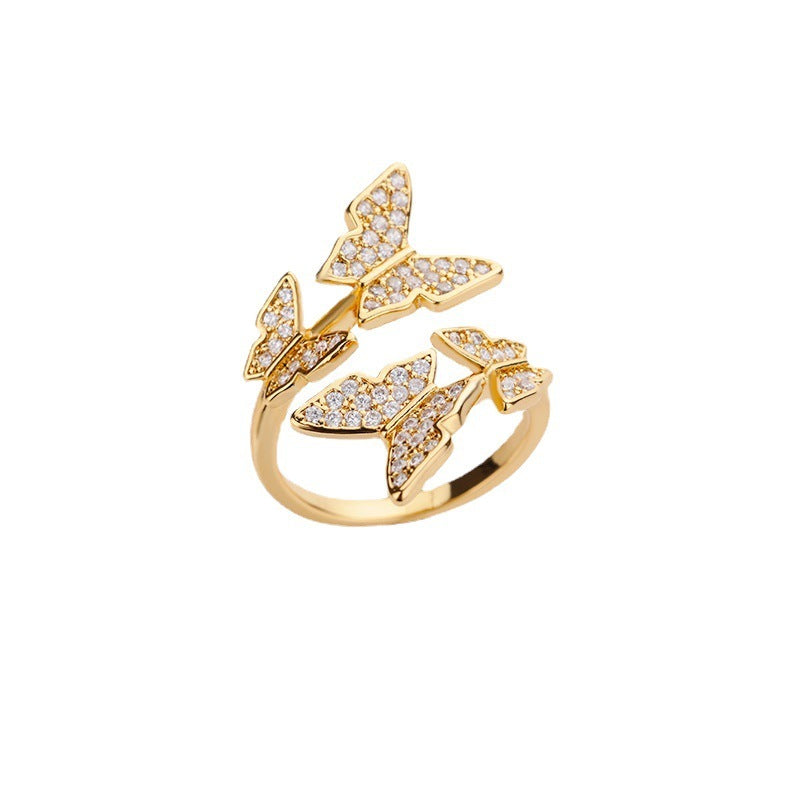 Butterfly Blooming Aura Ring