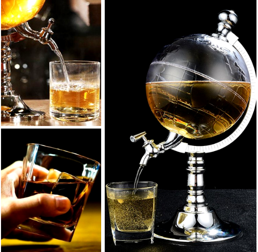 Globe Decanters Drink Dispenser