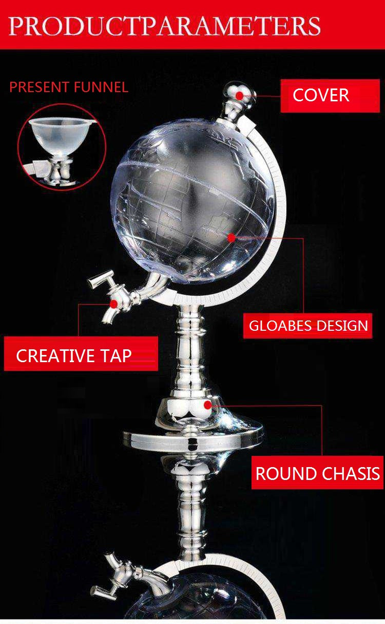 Globe Decanters Drink Dispenser