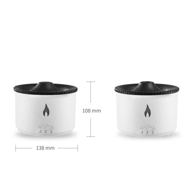 Two-color Spray Ring Volcano Humidifier