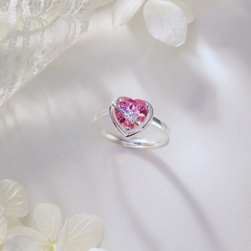 Blush Heart Radiance Ring