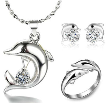 Dolphin Dream Sparkle Necklace