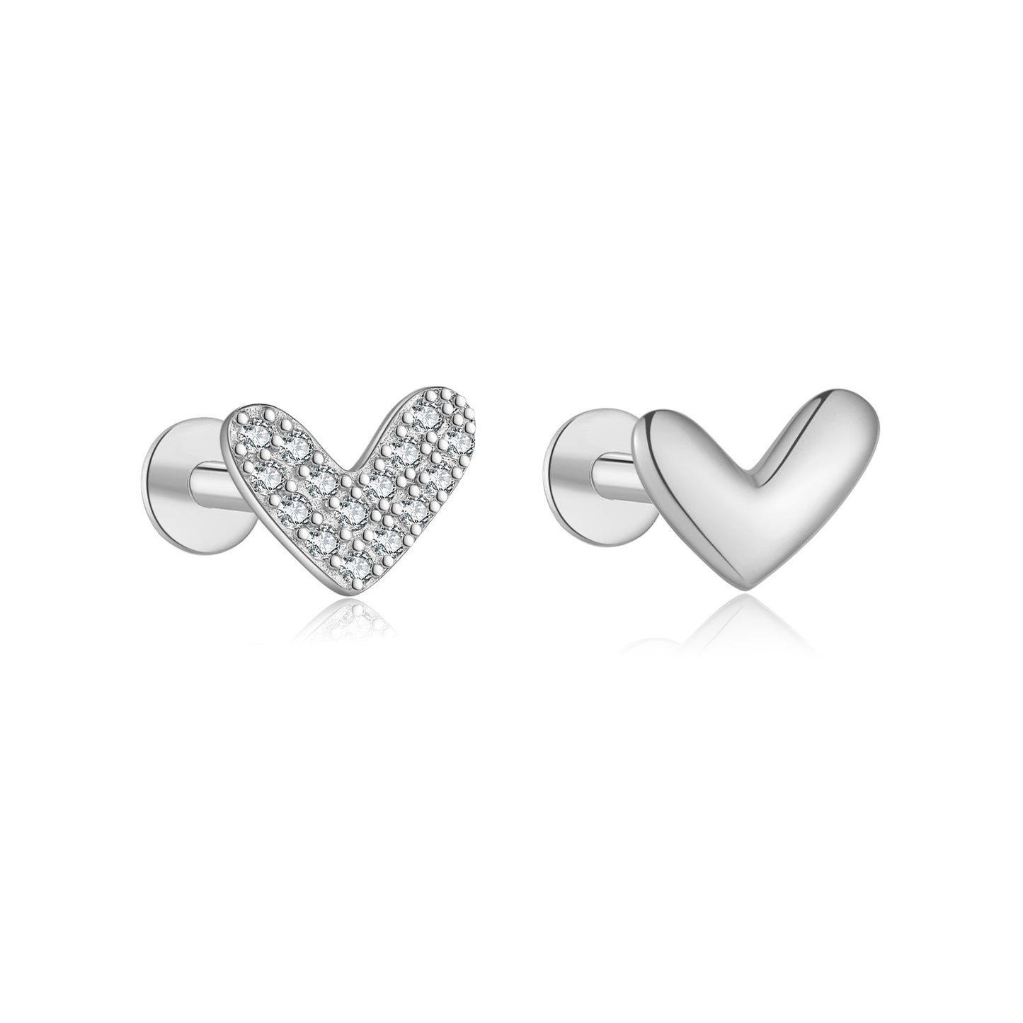 Golden Pulse Heart  Necklace & Earrings