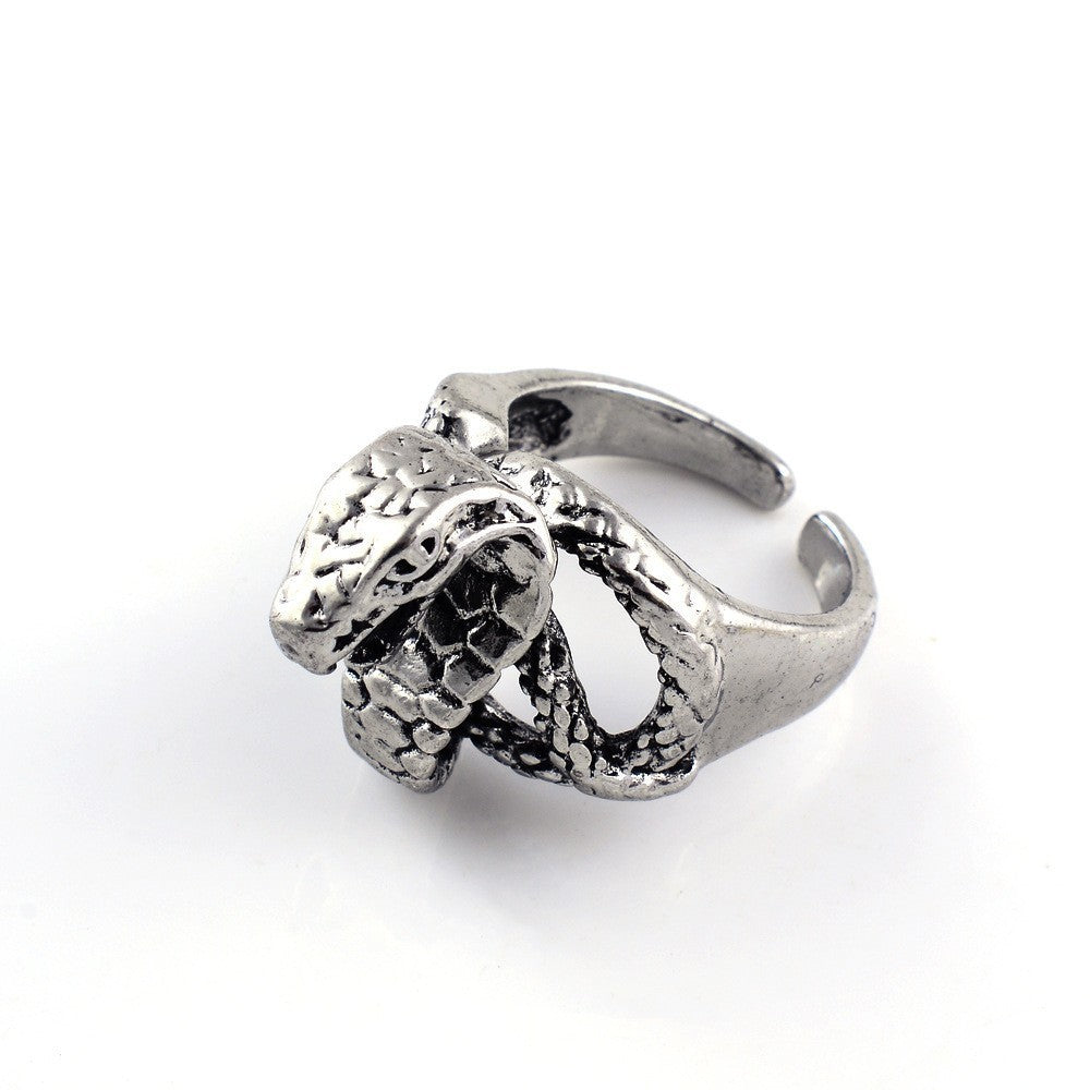 Sleek Serpent Ring