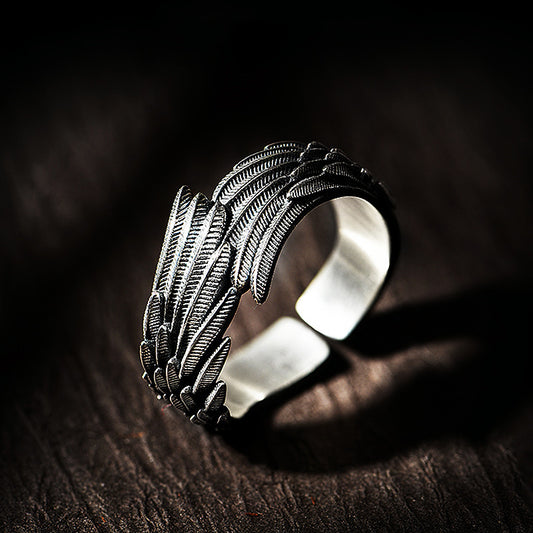 Featherbound Embrace Ring