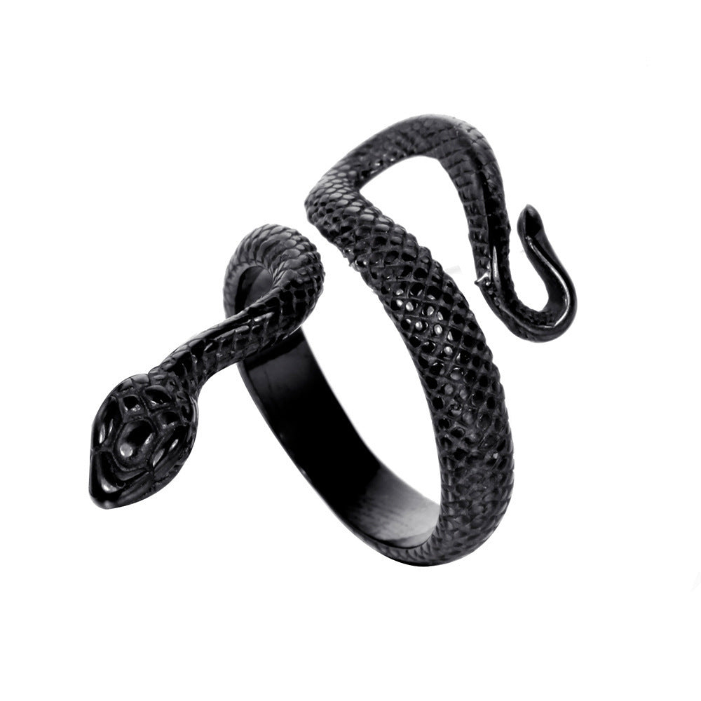 Sleek Serpent Ring