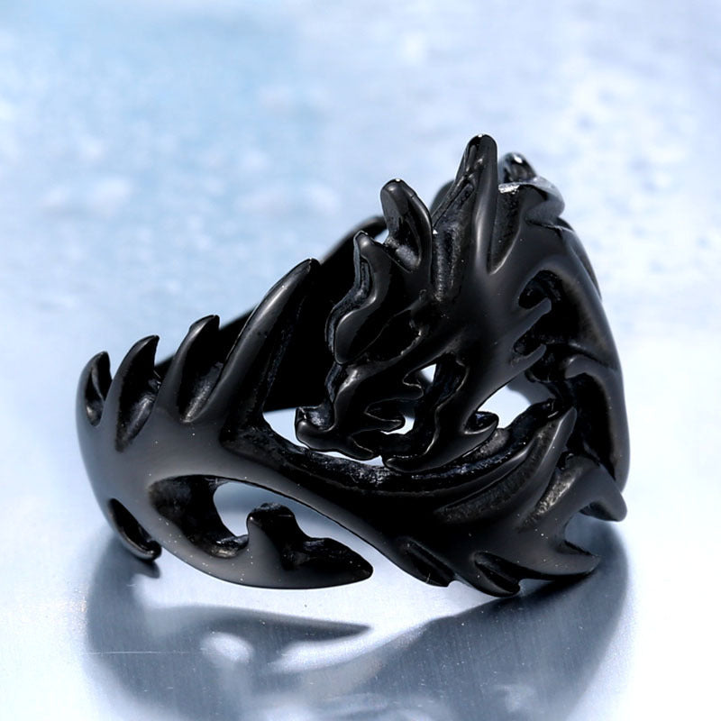 Dragonfire Contour Ring
