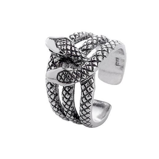 Sleek Serpent Ring