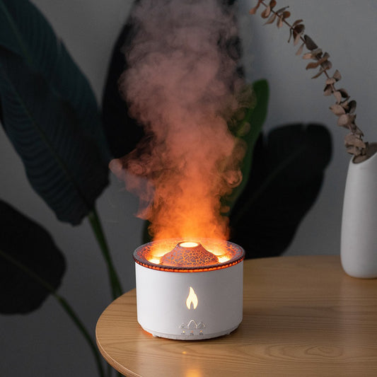 Two-color Spray Ring Volcano Humidifier