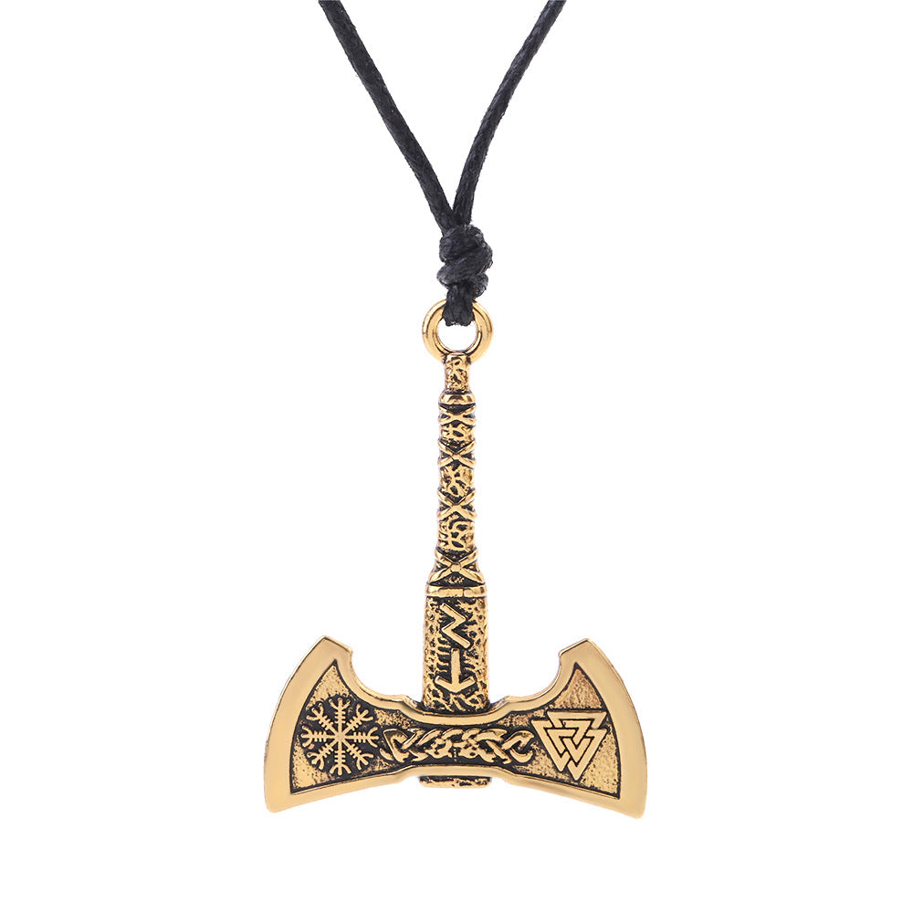 din’s Heritage Axe Pendant Necklace