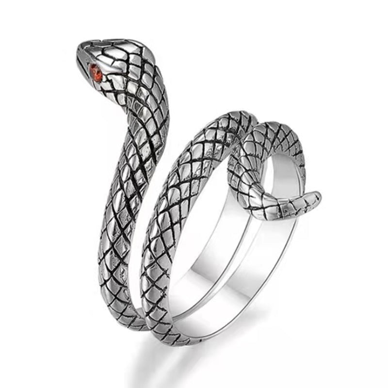 Sleek Serpent Ring