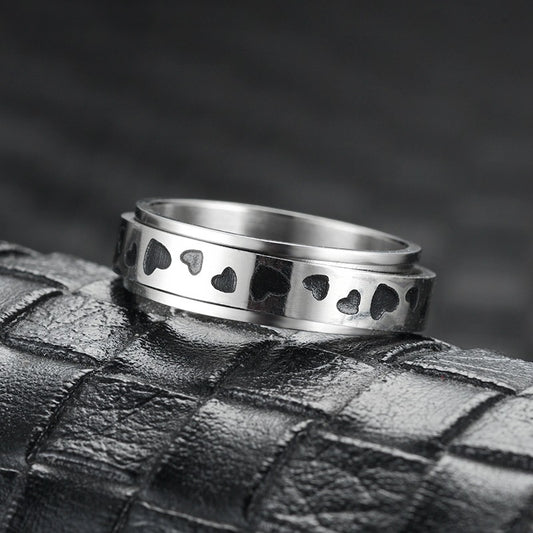 Rotating Heartline Ring