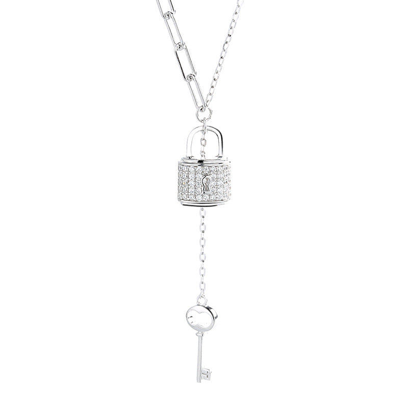 Lover’s Lock Sterling Silver Necklace