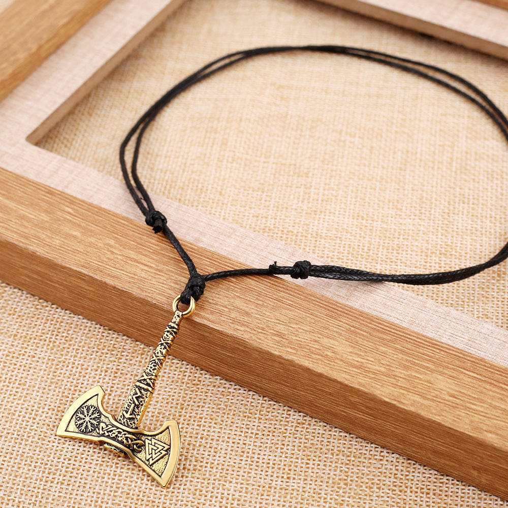 din’s Heritage Axe Pendant Necklace