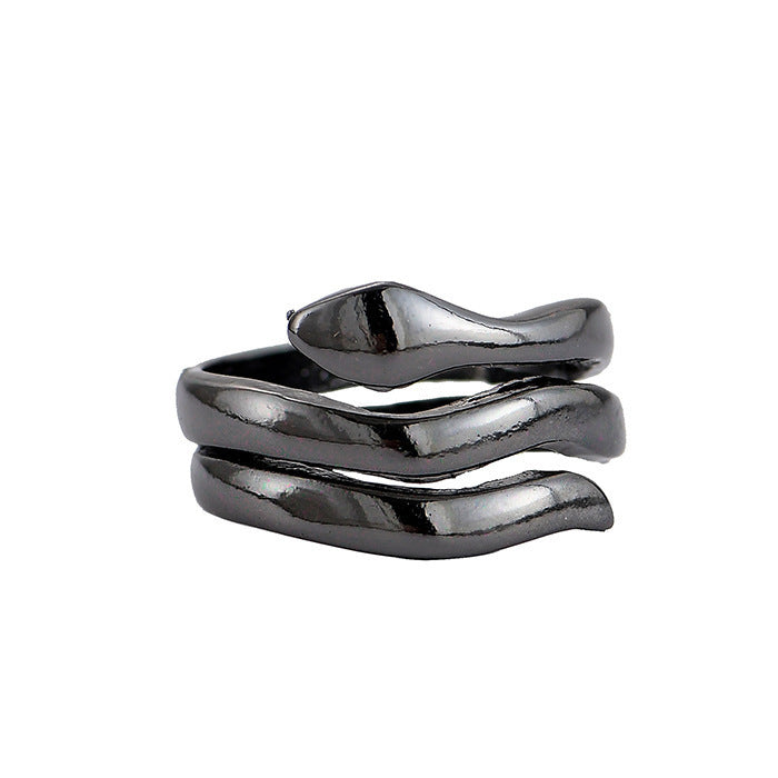 Sleek Serpent Ring
