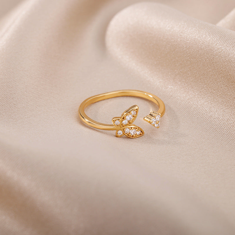Butterfly Blooming Aura Ring