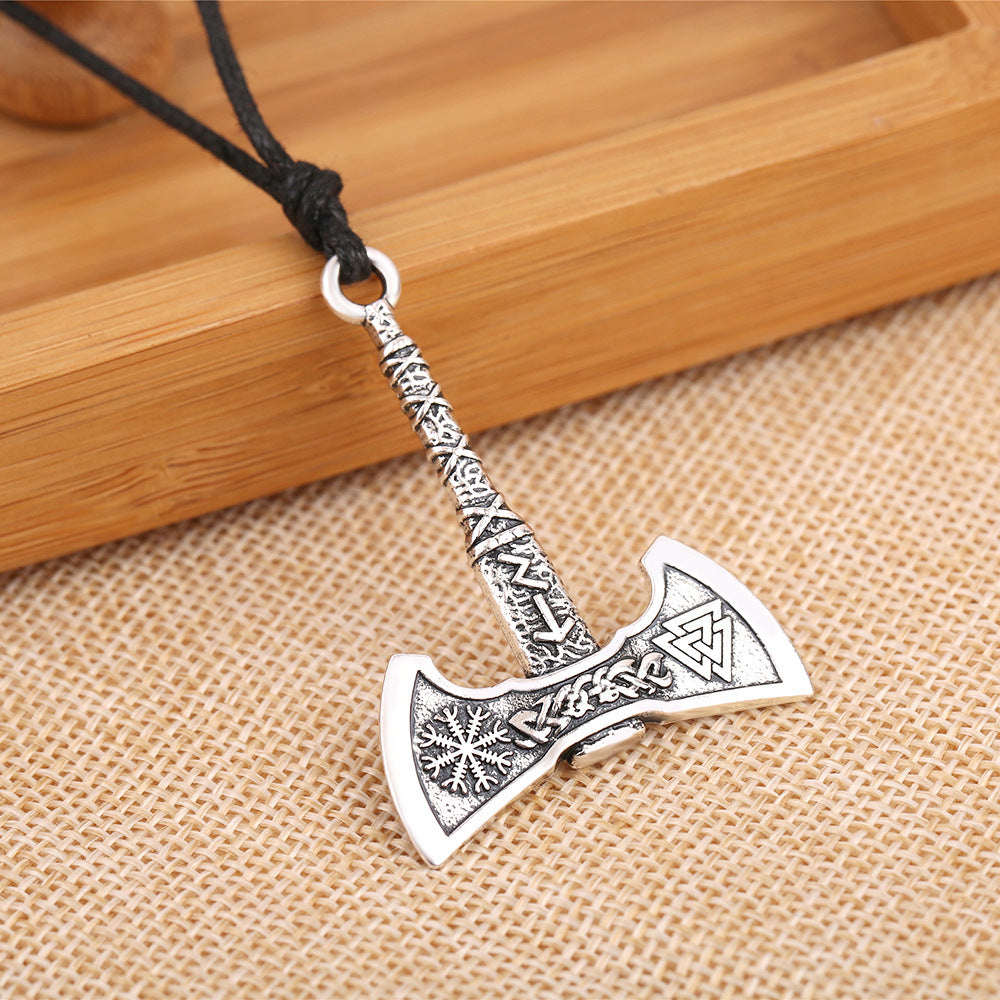 din’s Heritage Axe Pendant Necklace
