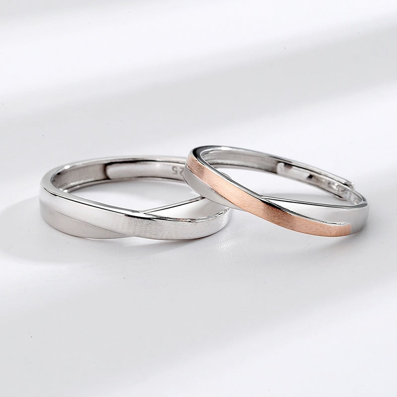 Eternal Loop – Mobius Couple Rings
