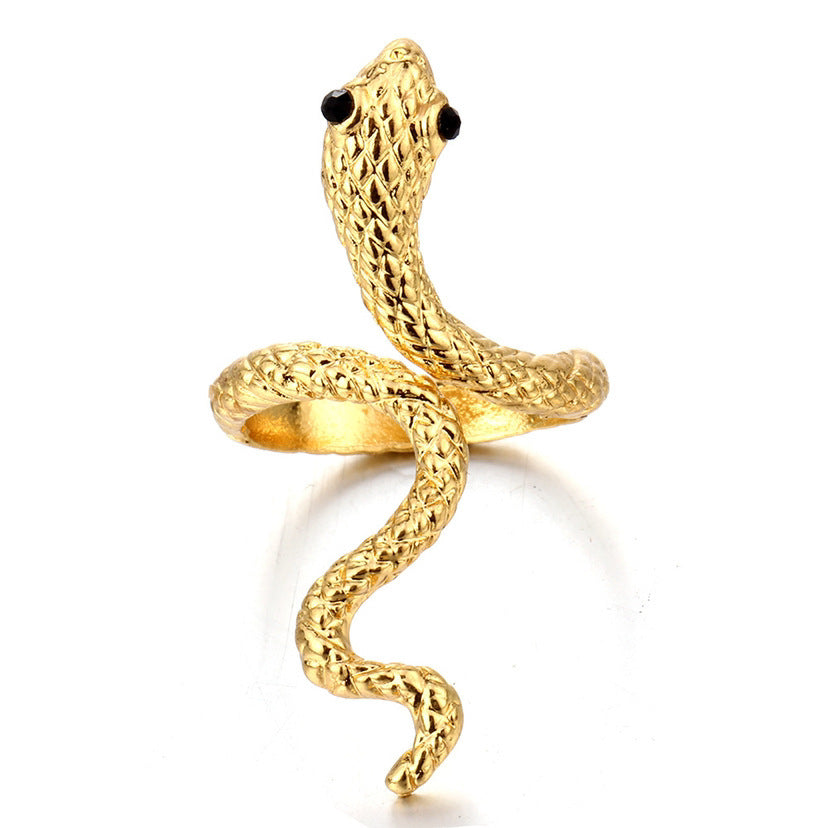 Sleek Serpent Ring