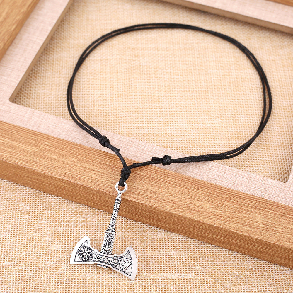 din’s Heritage Axe Pendant Necklace