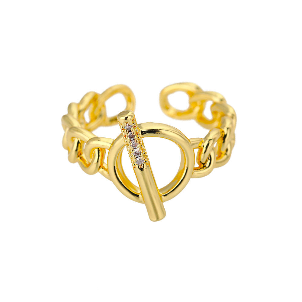 Golden Link Grace Ring