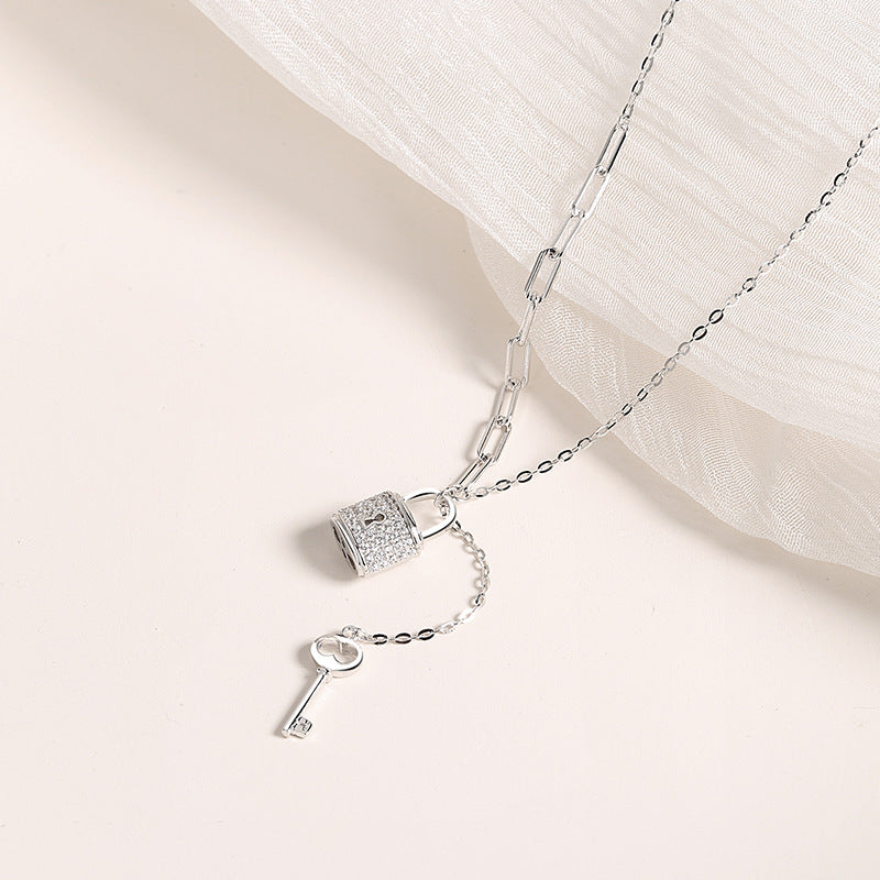 Lover’s Lock Sterling Silver Necklace