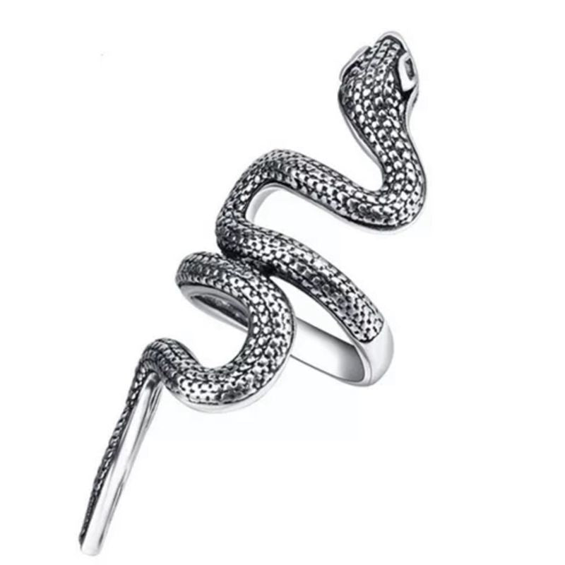 Sleek Serpent Ring