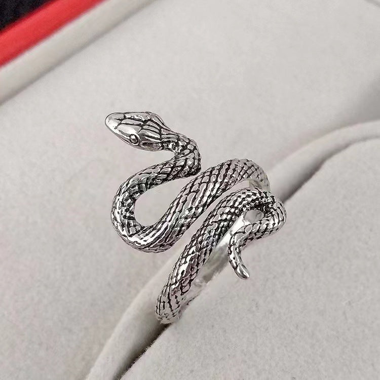Sleek Serpent Ring