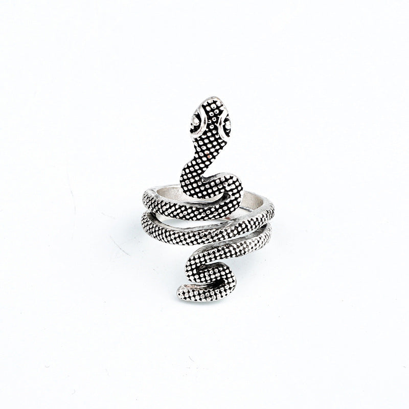 Sleek Serpent Ring