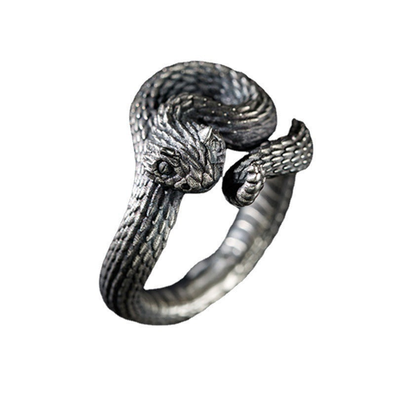 Sleek Serpent Ring