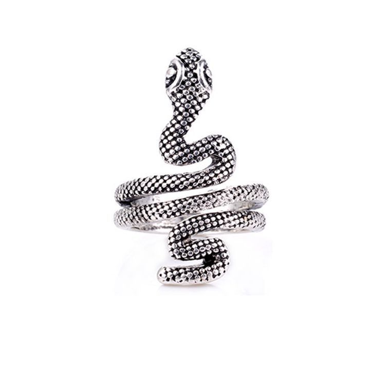 Sleek Serpent Ring