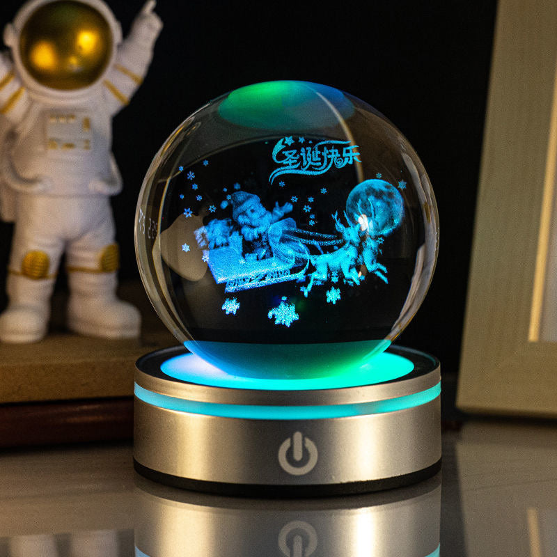 3D Inner Luminous Crystal Ball