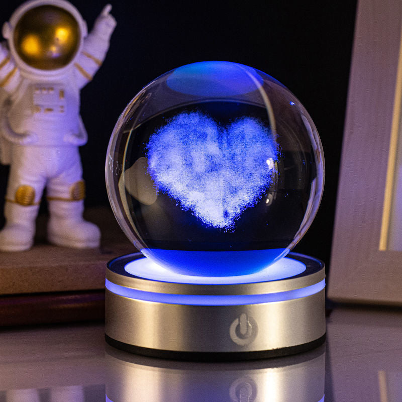 3D Inner Luminous Crystal Ball