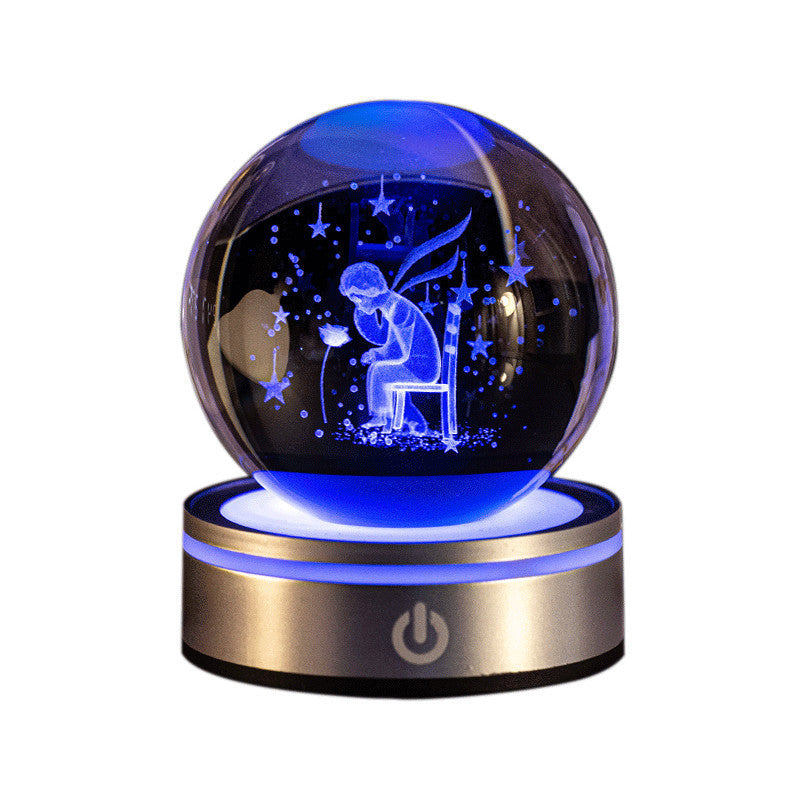 3D Inner Luminous Crystal Ball