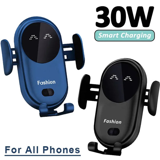 30W Wireless Car Charger Stand