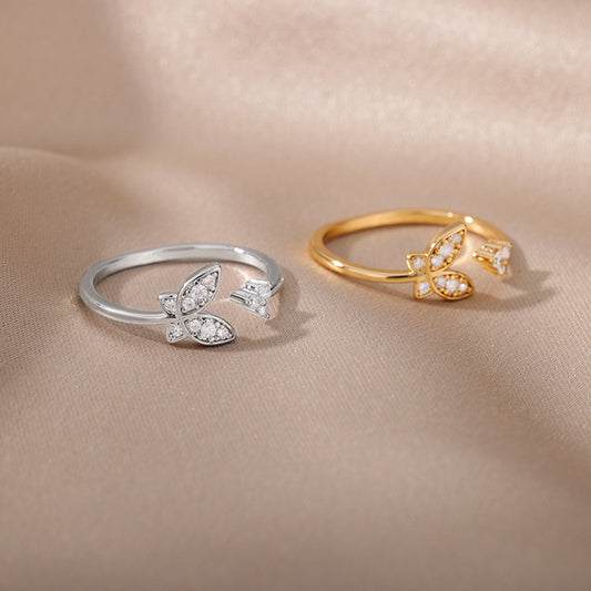 Butterfly Blooming Aura Ring