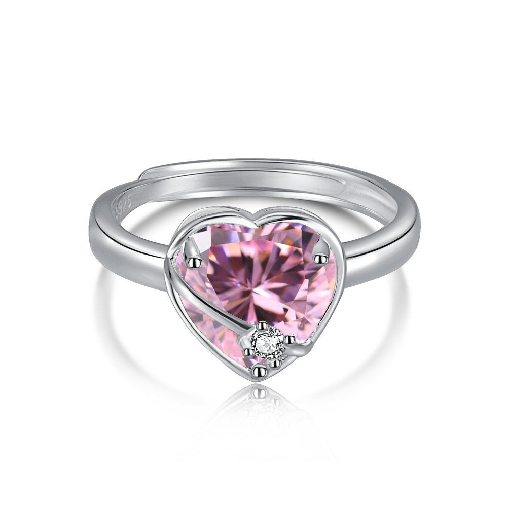Blush Heart Radiance Ring