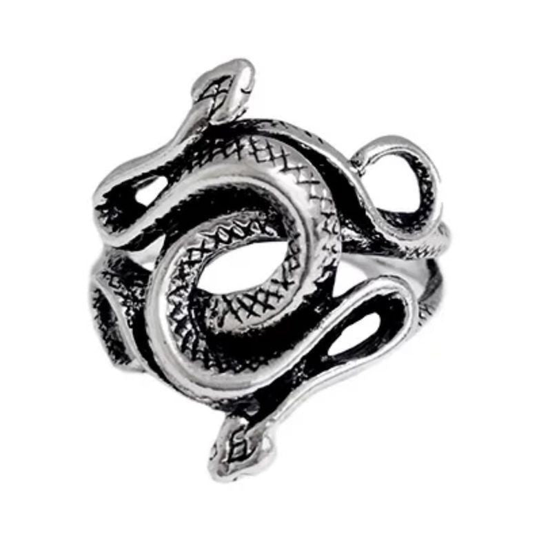 Sleek Serpent Ring