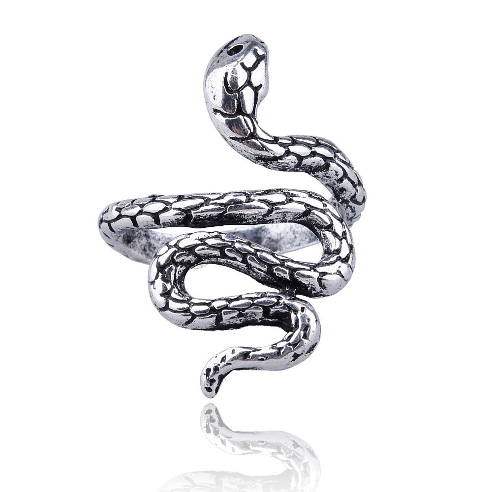 Sleek Serpent Ring