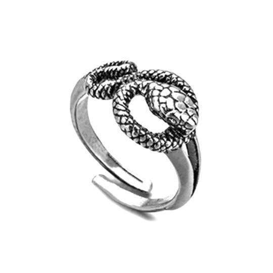Sleek Serpent Ring