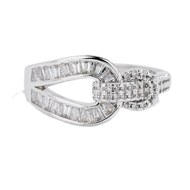 Radiant Loop Pavé Ring