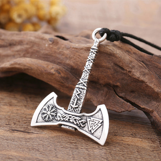 din’s Heritage Axe Pendant Necklace