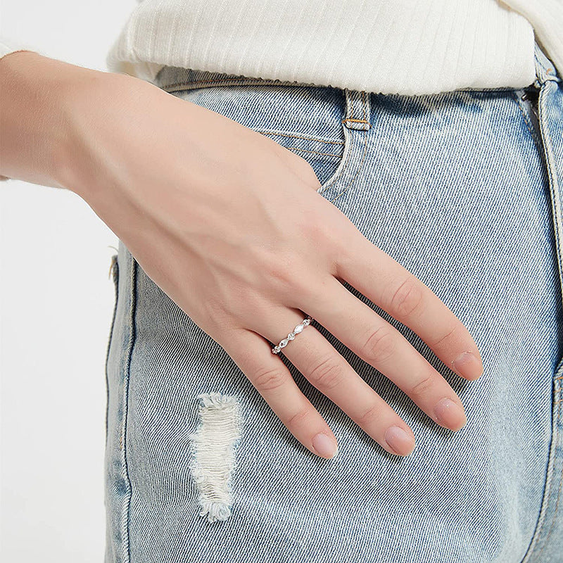 Marquise Glow Eternity Ring