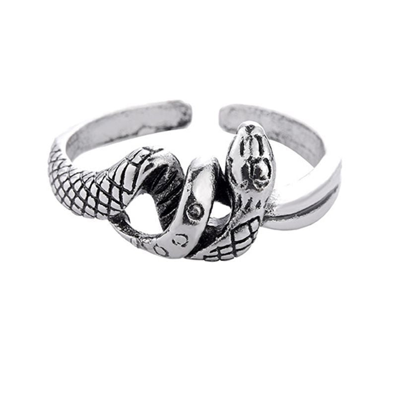 Sleek Serpent Ring