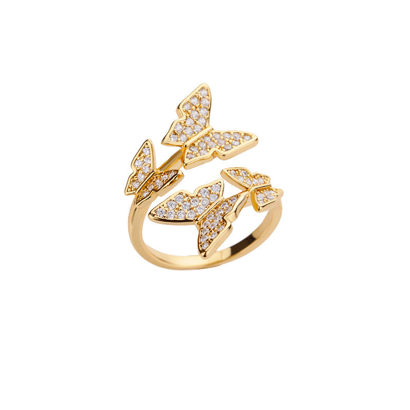 Butterfly Blooming Aura Ring